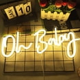 thumbnail image 3 of LINLIN Oh Baby Neon Light Signs, LED Neon Sign Wall Decor with Power Adapter& Dimmable Switch Neon Lamp for Party Wedding Home Decor Kid Bedroom Bar, 3 of 8