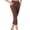Brown, variant on Women's Pull-On Pants High Waisted Elastic Yoga Cropped Summer Trousers - 2025 Lightweight Casual | Yubnlvae (Black | L)