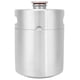 thumbnail image 1 of Mini barril de cerveza de 2L, barril de cerveza de acero inoxidable con tapa en espiral para accesorio de elaboración casera, 1 of 14