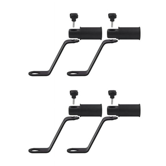 4Pcs 10mm Bolt Motorcycle Mirror Extender Mount Cell Phone Conversion Extension Mount for 22mm 8/7 Inch Handlebar