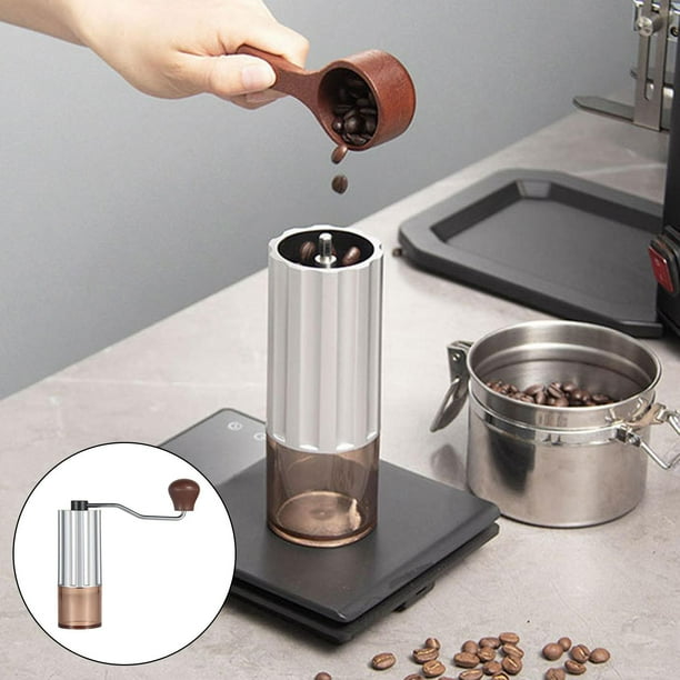 Hand Crank Manual Coffee Grinder 12 Adjustable Settings for Espresso