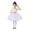 R45/White, variant on Vividxx Toddler Girls Dresses Summer Casual Dress With Floral Printed Puff Sleeves And Elastic Waist For Toddler Kids Party 3-4 Years