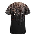 thumbnail image 5 of ChaoHeng Casual Blouses on Women Plus Size Summer Tops Women's Short Sleeve V-Neck Top St. Patrick's Day Print Pocket Nurse Top Short Sleeve V-Neck Top, 5 of 5