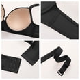 thumbnail image 5 of MDUKONU Women's Padded Underwire Bra, Full Coverage T-Shirt Bras for Women, Convertible, Seamless Black 42, 5 of 8