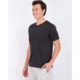 thumbnail image 3 of Real Essentials 5 Pack: Men's Mesh V Neck T Shirts Dry Fit Athletic Workout Gym Running Tees, 3 of 8
