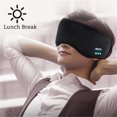 thumbnail image 4 of Seitruly Sleep Eye Blinder Bluetooth Stereo Sound Eye Patch Wireless Music Blackout Eyepatch con micrófono incorporado, negro Type2 NO2, 4 of 6