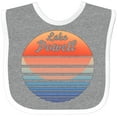thumbnail image 3 of Inktastic Lake Powell Retro Sunset Boys or Girls Baby Bib, 3 of 4