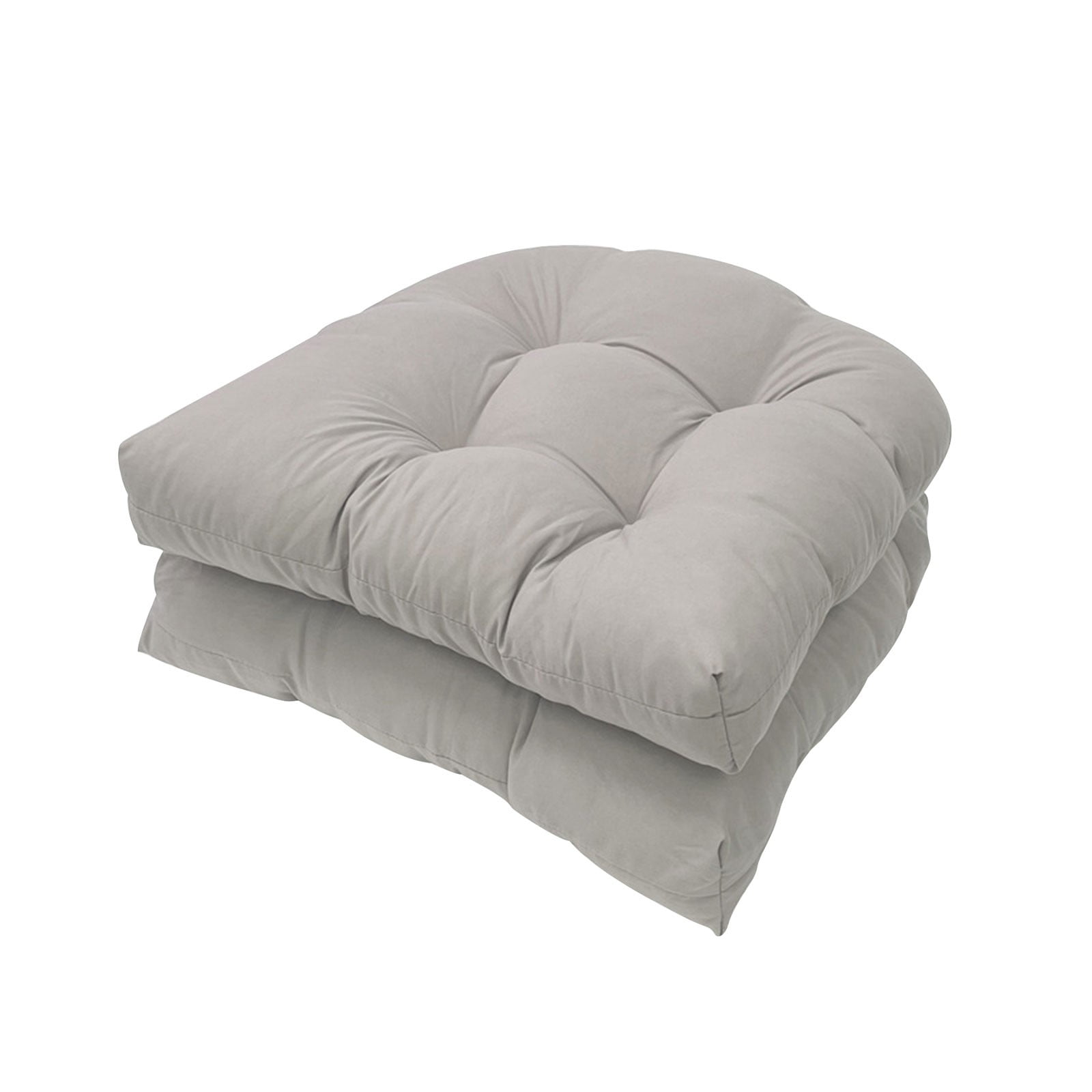 2pcs Chair Cushion,Rocking Chair Cushions,AZXY Waterproof Lounge Chair Cushion,Fade-Resistant Chaise Lounge Cushions for Indoor Outdoor Patio Tatami,Gray