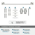 thumbnail image 3 of Amerock Stature Polished Nickel 24 inch (610mm) Towel Bar, 3 of 6