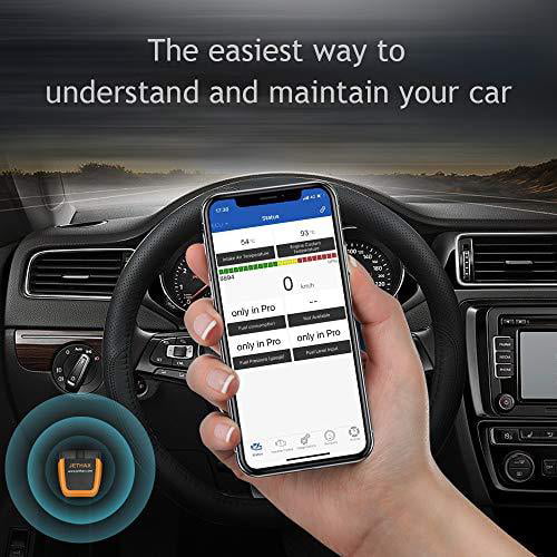 JETHAX OBD2 Scanner Bluetooth 4.0 Professional Car Code Reader Compatible wit... 