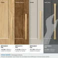 thumbnail image 4 of Amerock Merced 12-5/8 inch (320mm) Center-to-Center Champagne Bronze Cabinet Pull, 4 of 7