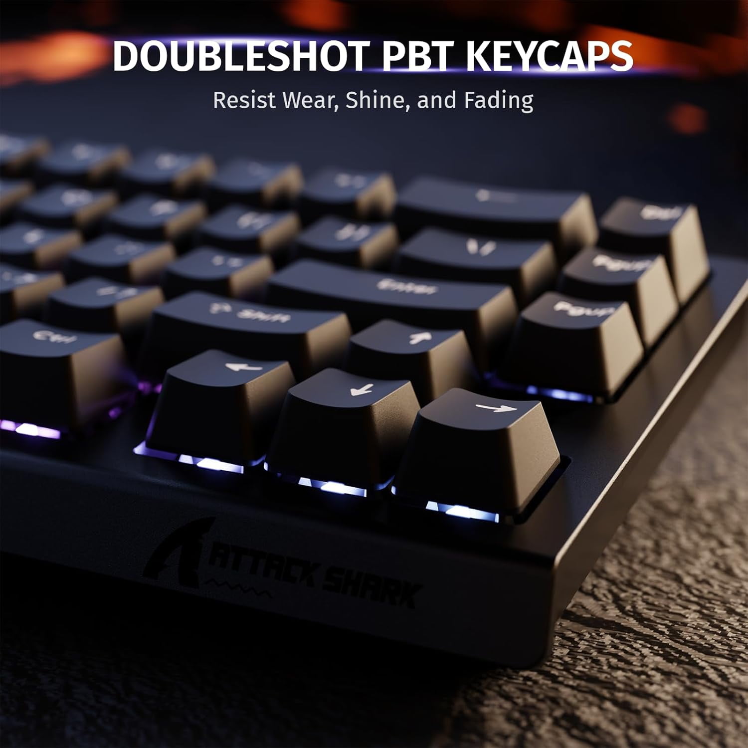 ATTACK SHARK X68 HE Rapid Trigger Keyboard Magnetic Switch, 60% Wired 8KHz Magnetic Keyboard With 0.01mm RT Accuracy, Support RT/Snap Tap/DKS/MT/TGL