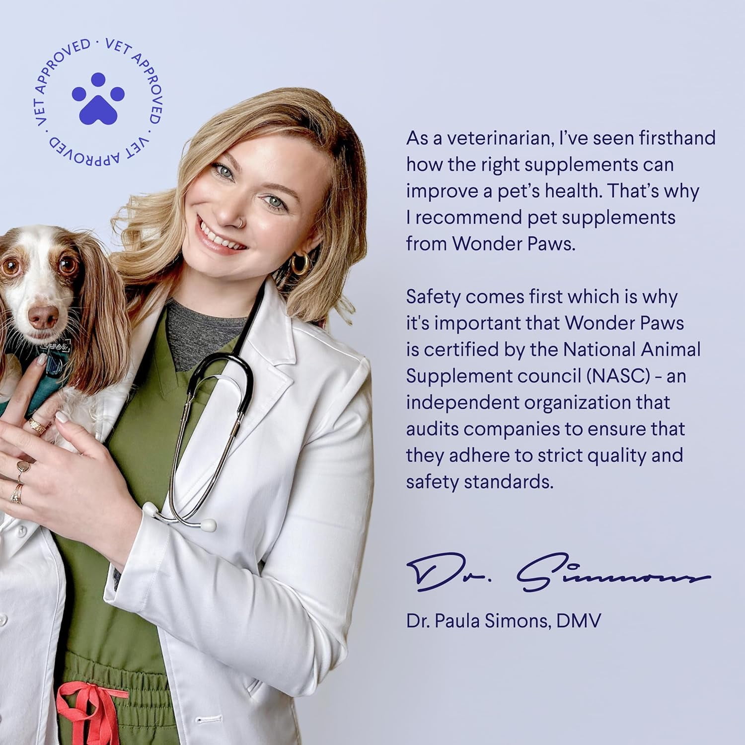 Wonder Paws Premium Collagen Supplement for Dogs – Skin, Coat & Joint Support – Liquid with Hyaluronic Acid – 4 oz