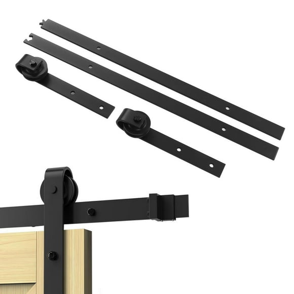 Barn Door Hardware Kit, Barn Door Pulley Set Quiet Multifunctional for Storage Closet