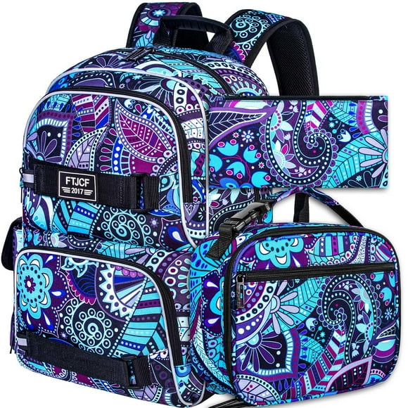 Mochila AGSDON para portátil escolar de 17 pulgadas resistente al agua