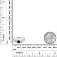 thumbnail image 3 of Gem Stone King 925 Sterling Silver and 10K Yellow Gold Round Black Sapphire and White Lab Grown Diamond 3 Stone Ring for Women (1.23 Cttw, Available in Size 5, 6, 7, 8, 9), 3 of 3