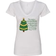 thumbnail image 3 of Inktastic I'm Only a Morning Person on December 25th Women's V-Neck T-Shirt, 3 of 5