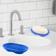 thumbnail image 1 of Jabonera antideslizante de colores brillantes con orificio para el baño, organizador de jabón fácil de usar, 1 of 6