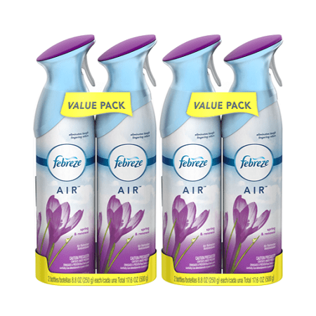 (2 pack) Febreze AIR Effects Air Freshener Spring & Renewal (4 Total, 17.6 (Best Bathroom Spray Deodorizer)