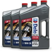 Chevron Delo Diesel Motor Oil XLE Synthetic Blend 10W-30, 1 Gallon (3 Pack)