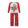 thumbnail image 4 of Ensemble de Pyjamas Assortis pour la Famille de Noël pour Enfants Adultes Ensemble de Vêtements de Nuit de Vêtements de Nuit de Raglan Imprimé de Mode pour Bébé, 4 of 8