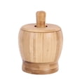 thumbnail image 1 of CRAFTHROU Wood Hand Grinder Pestle Log Color Spice Grinding Tool For Kitchen Utensil For Home Users 1Set, 1 of 8
