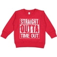 thumbnail image 2 of Inktastic Straight Outta Time out Toddler Sweatshirt, 2 of 4