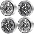 thumbnail image 2 of RCLIONS 4PCS Aluminum RC Car Beadlock Wheel Rims for TRX4-M 1/18th RC Crawler Buggy Car (Titanium), 2 of 11