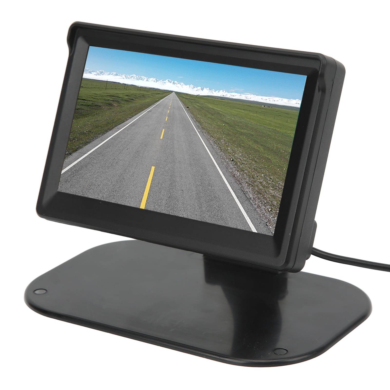 Parking Screen Monitor, Two Way Video Input Backup Monitor 5in IPS Screen  For Car DVD VCD Player Camera