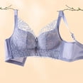 thumbnail image 4 of ATENAR Bras for Women,Wireless Bras for Women,Womens Bras,Comfort Fit,Soft,Solid,Nylon,Blue,XL(US:10), 4 of 9