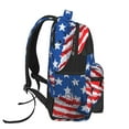 thumbnail image 3 of Fotbe Shark With USA Flag Pattern Casual Backpack for School, Travel, and Outdoor Activities - Durable, Lightweight, and Comfortable, 3 of 5