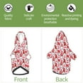 thumbnail image 6 of Honeii Christmas Gnome Print Small Dog Hoodies Pet Hooded Sweatshirts Fall Winter Puppy Cat Sweaters Warm Clothes for Small Dogs Outfits Costume-XX-Large, 6 of 7