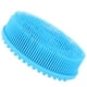 thumbnail image 3 of Cepillo sensorial de silicona para bebé, cepillo de entrenamiento de tacto para baño de masaje, peine para lavado de cabello con cabeza (azul), 3 of 9