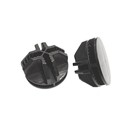 Closet Panels Set of 50 Black Wire Cube Plastic Connectors, New Design! Guaranteed to Fit Smaller Gauge Wire Panels By Only Hangers,USA ()