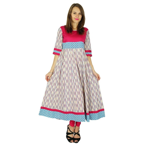 Phagun Ethnic Bollywood Kurta Indian Cotton Designer Women Kurti Tunic Dress