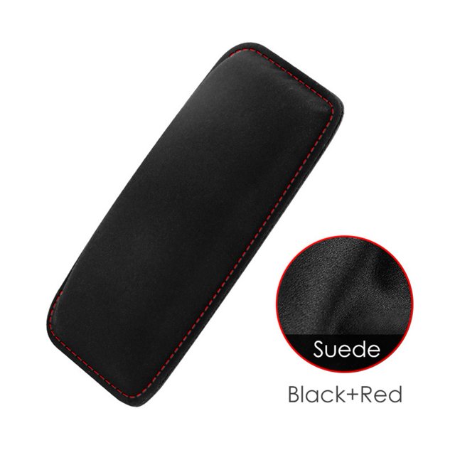 Car Suede Leather Knee Pad Inside Knee *Installation Position: Central Control/door Armres Rest Cushion Memory Foam Support Tool
