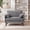 Gray, variant on LAUSAINT HOME 43.3" Oversized Accent Chair with 37.8" Extra-Wide Seat, Modern Armchair with Quilting Backrest and Solid Wood Legs for Living Room, Chenille, Beige