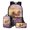 Horse Floral Sunset, variant on ZUXONGSY Turtle Coral Print Kids Backpack Set of 3, 17 in School Bookbag with Insulated Lunch Box Pencil Case Lightweight Student Bookbag for Girls and Boys
