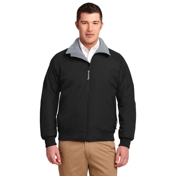 Port Authority Challenger Jacket-XS (True Black/ Grey Heather)
