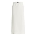 thumbnail image 5 of Scoop Women's and Women's Plus New Scubaknit Column Maxi Skirt, Sizes XS-4X, 5 of 5