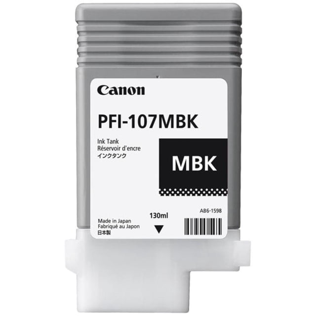 TINTA CANON 107MBK 107MBK COLOR NEGRO Canon TINTA CANON 107MBK 107MBK COLOR NEGRO