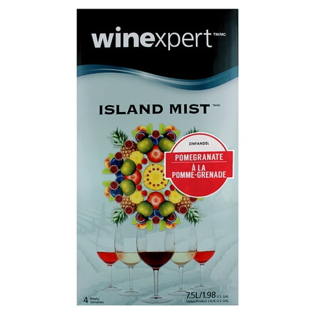 Merlot White Zinfandel Wine - Pomegranate Zinfandel (Island Mist)