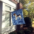 thumbnail image 2 of Fox Terrier Welcome Flag Canvas House Size, 2 of 4