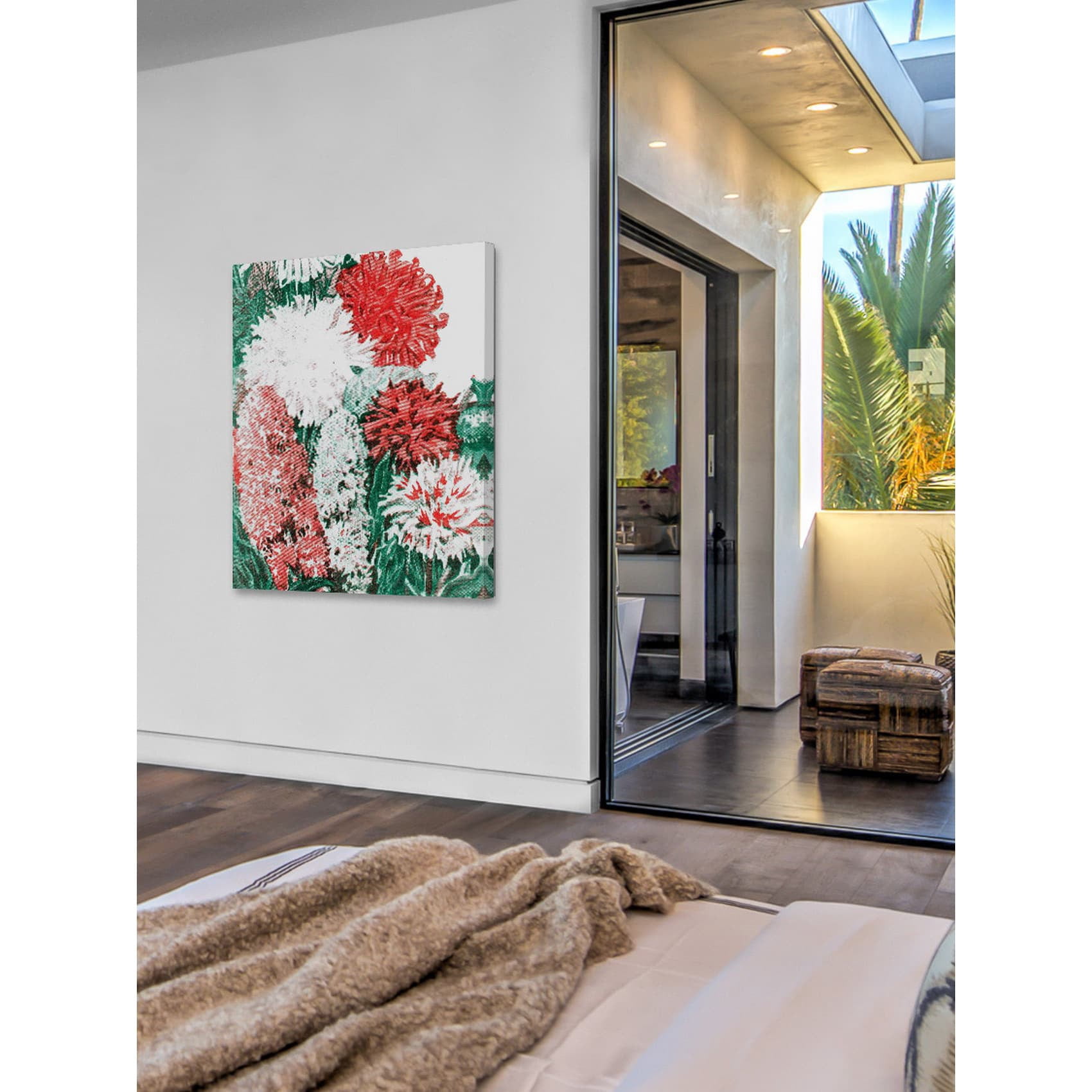 Marmont Hill "Seeds Flowers" Painting Print on Canvas