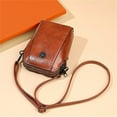 thumbnail image 6 of Uinagy Women's Soft Leather Crossbody Mini Vertical Mobile Phone Bag, 6 of 8