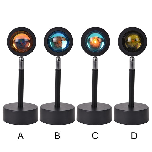 Projection Light LED 5W USB Projector Light Adjustable Adjustable Projection Photography Prop Atmosphere Lamp, Sunset