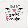 thumbnail image 4 of Inktastic I Love My Grandma and Grandpa Heart and Arrows Boys or Girls Toddler T-Shirt, 4 of 5