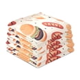 thumbnail image 4 of Kitchen Towel 28x18 Inches x1，Plate Towel, Decorative Towel, Napkin, Tea Towel Tea Towels For Kitchen Dish Cloths & Dish Towels Hamburger Sausage, 4 of 7