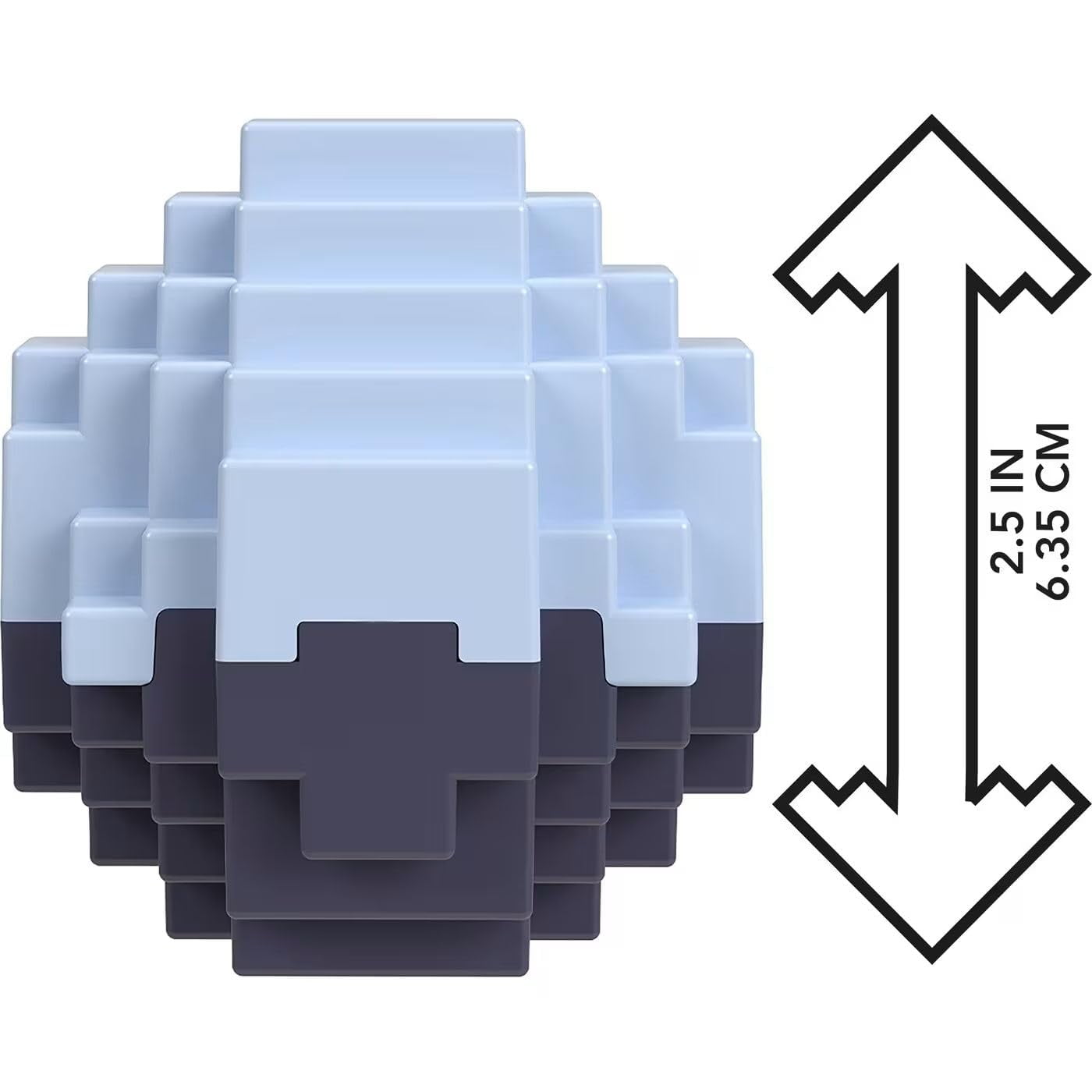 Minecraft Mini Mode Snow Spawn Eggs, Collectible Mini Figures 6-Pack Bundle