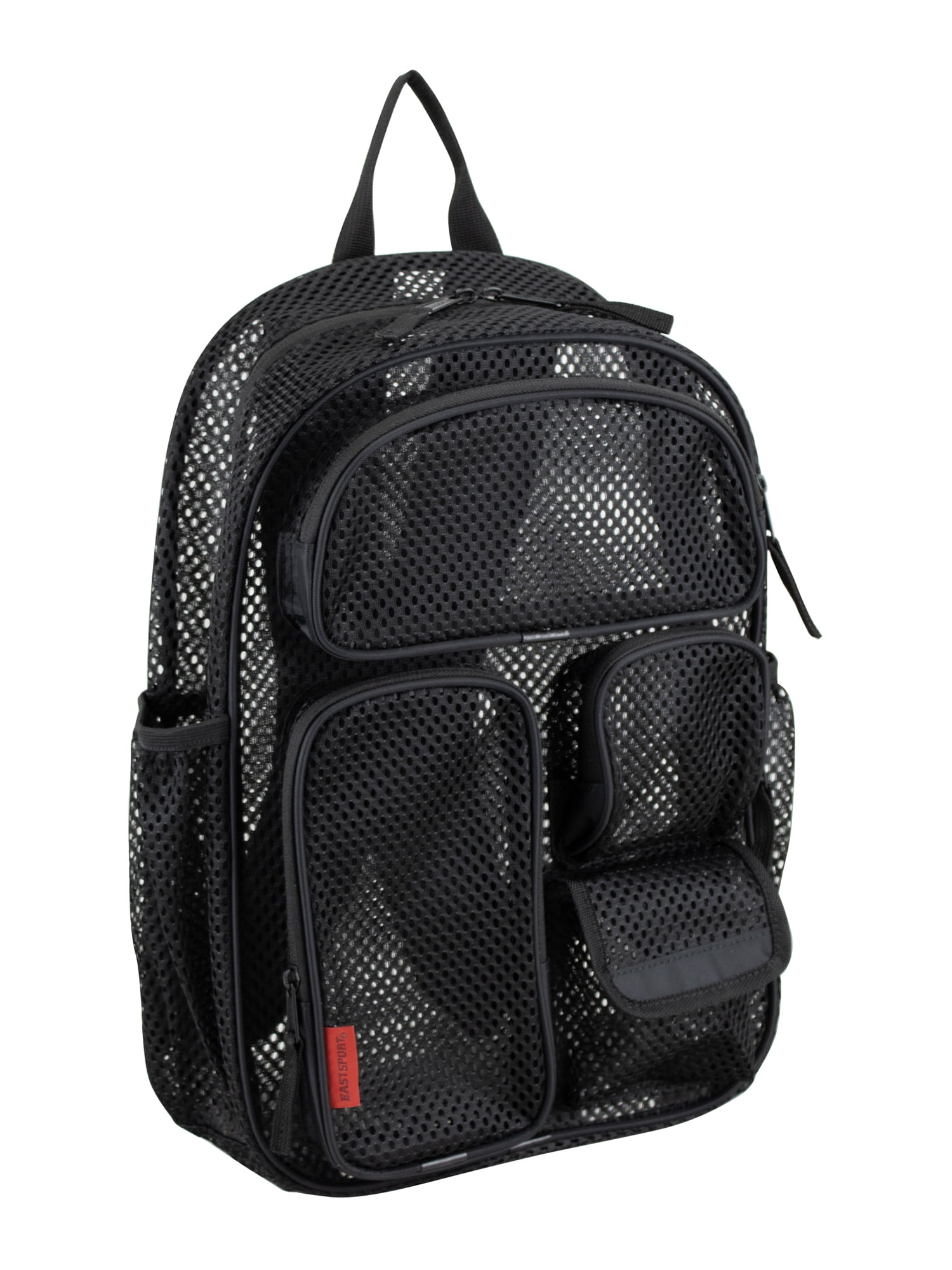 Eastsport Unisex 16" Pro Cargo Mesh Backpack, Black